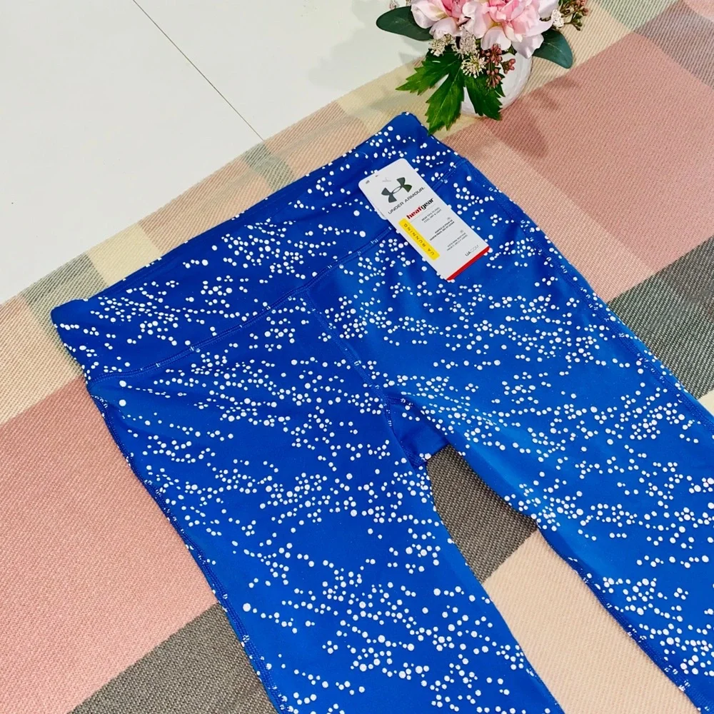 NWT! Under Armour Reflective Mirror Luminous Capri Running Leggings - Picture 2 of 11